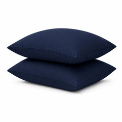 Pillowcase Dark Blue - Set of 2