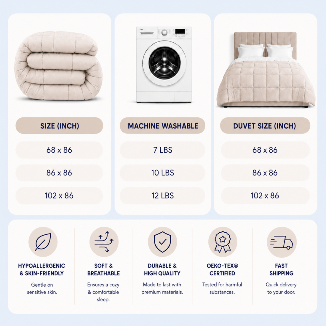 The Everyday Comforter Linen