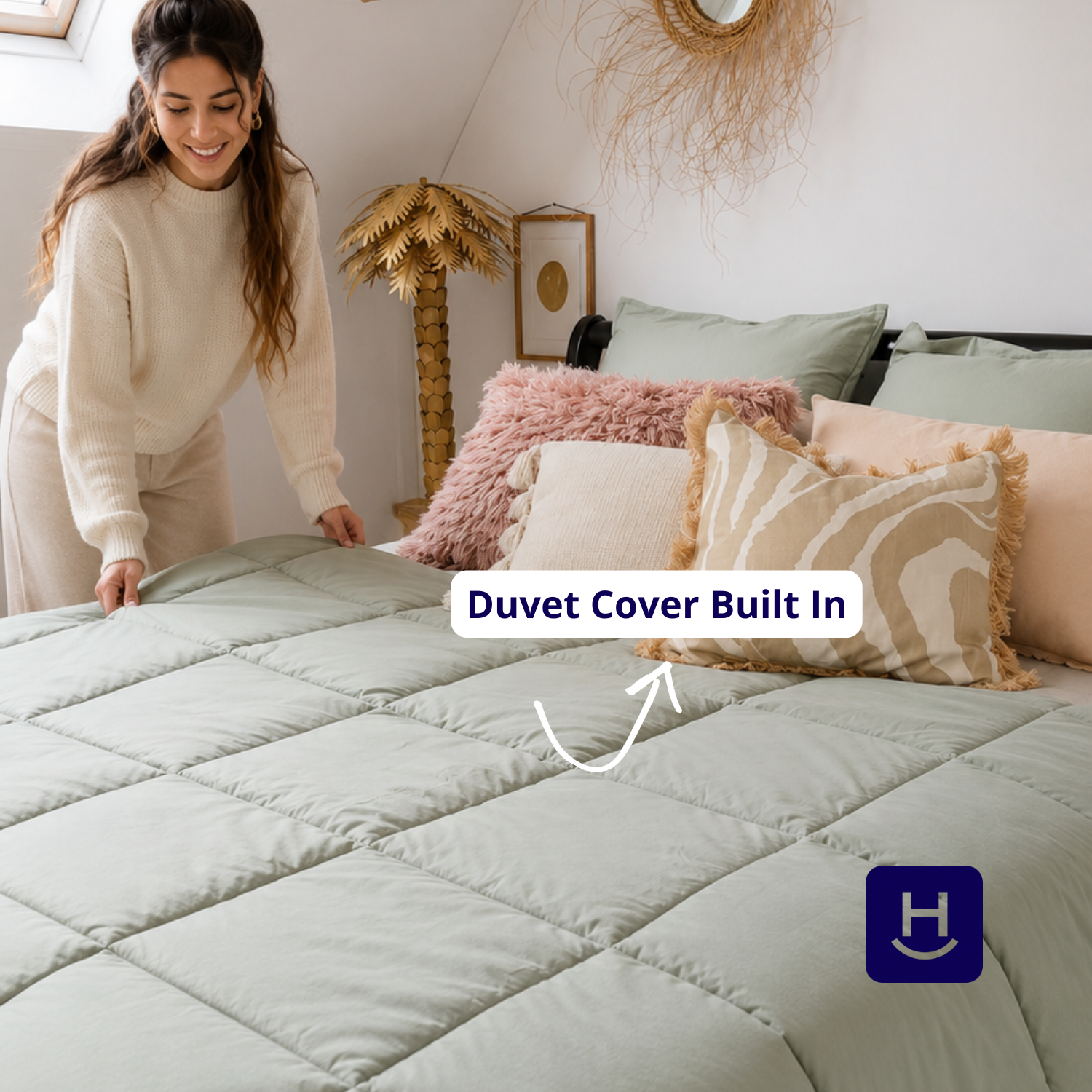 The Everyday Comforter Sage Green